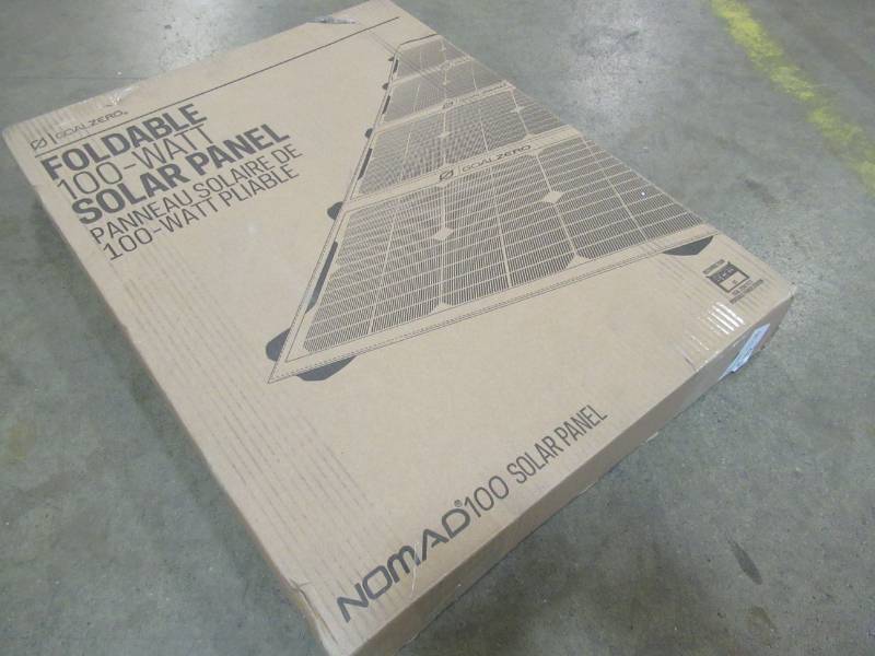 lot 61 image: Goal Zero Nomad 100-Watt Monocrystalline Solar Panel, 13007 - New in Box