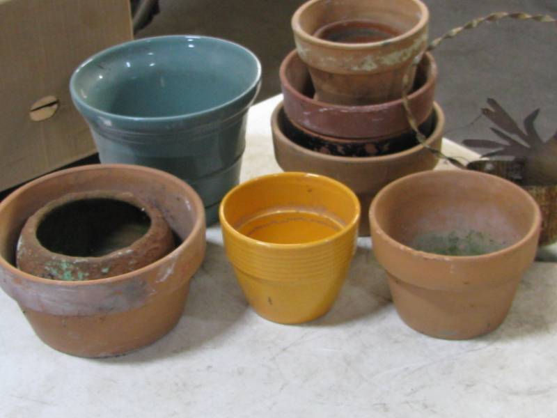 lot 55 image: Clay Flower Pots