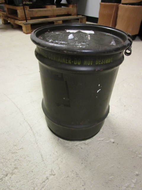 lot 208 image: METAL STORAGE BARRELS