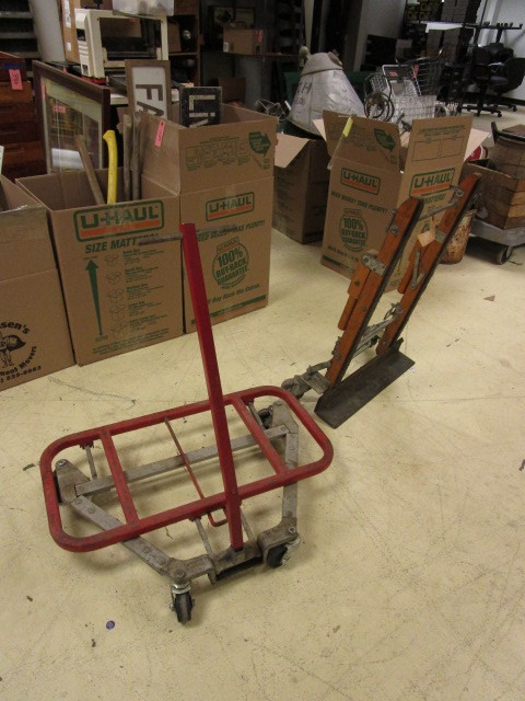 lot 246 image: DESK MOVER AND HALF DOLLY