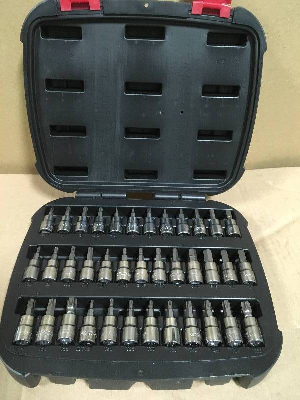 lot 36 image: Husky 38 in. Drive Master Bit Socket Set (37-Piece) in good condition