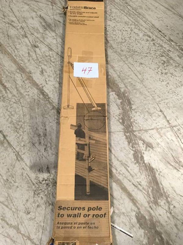 lot 47 image: Werner Steel Pump Jack Foldable Brace in good condition