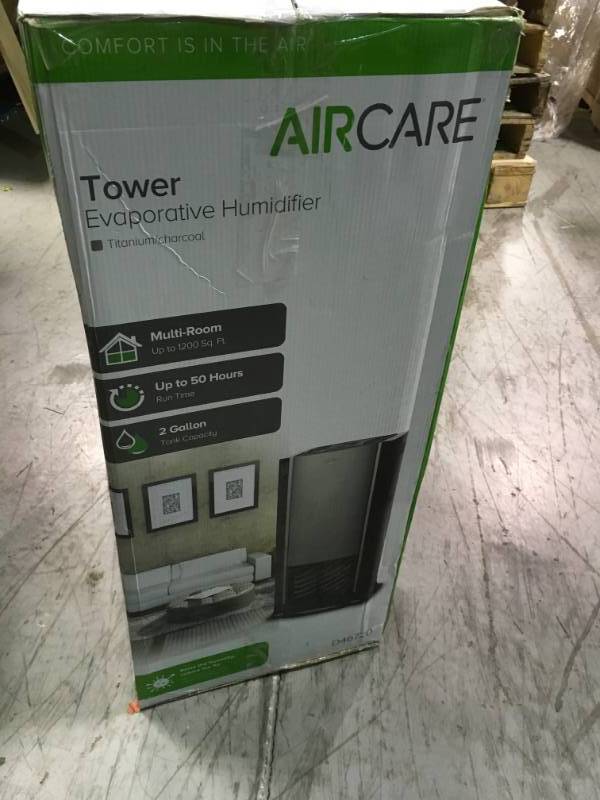 lot 81 image: AIRCARE Designer Series 2 Gal. Evaporative Humidifier for 1,200 sq. ft.  in good working condition
