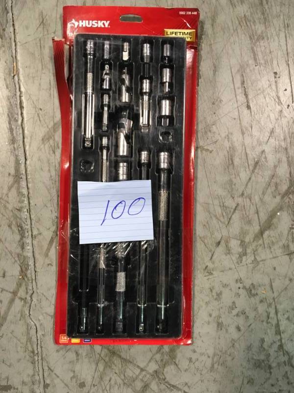 lot 100 image: Husky Accessory Set (19-Piece) in good condition
