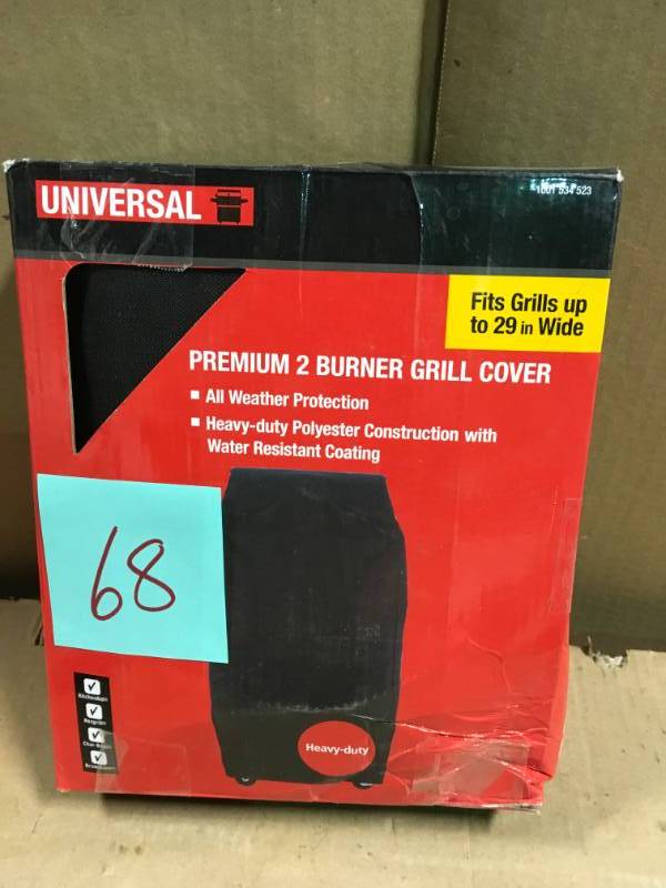 lot 68 image: Premium 2-Burner Gas Grill Cover  in good condition
