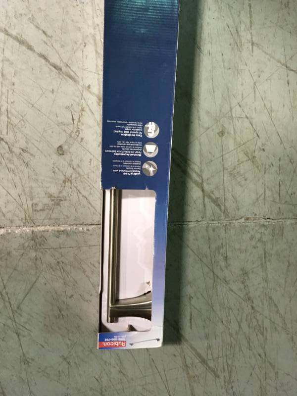 lot 84 image: KOHLER Rubicon 24 in. Towel Bar in Vibrant Brushed Nickel not used