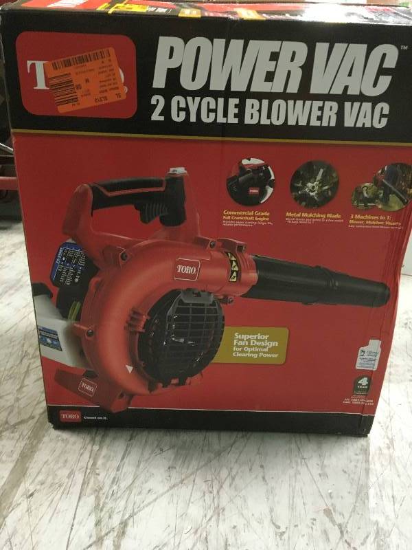 lot 47 image: Toro 150 MPH 460 CFM 25.4cc 2-Cycle Handheld Gas Leaf Blower Vacuum  in good condition