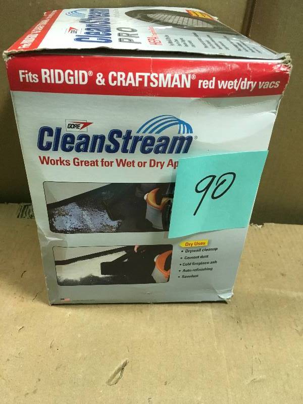 lot 90 image: Vac 9034000 CleanStream Gore HEPA Cartridge Filter  in good condition