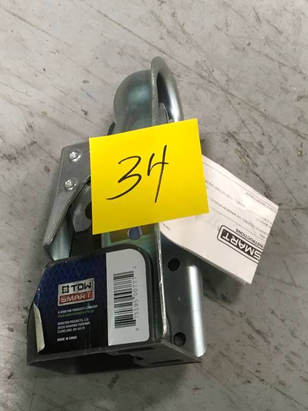 lot 34 image: TowSmart 1-78 in. Ball Coupler with 3 in. Channel Width in good condition