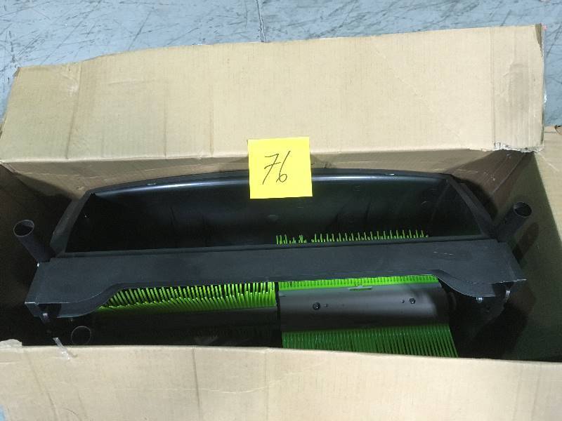 lot 76 image: Earthwise 21 in. Sweep-It Push Lawn Sweeper with 2.61 Bushel Collection Bag  in good condition