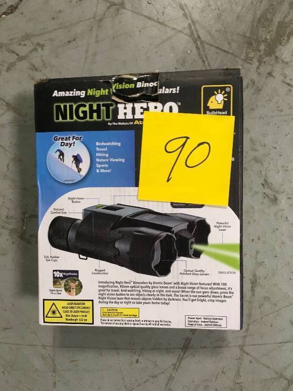 lot 90 image: Night Vision 10x Binoculars in good condition