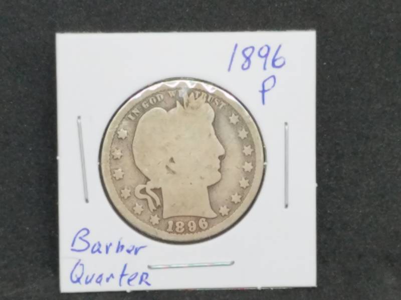 lot 32 image: 1896 P Barber Quarter