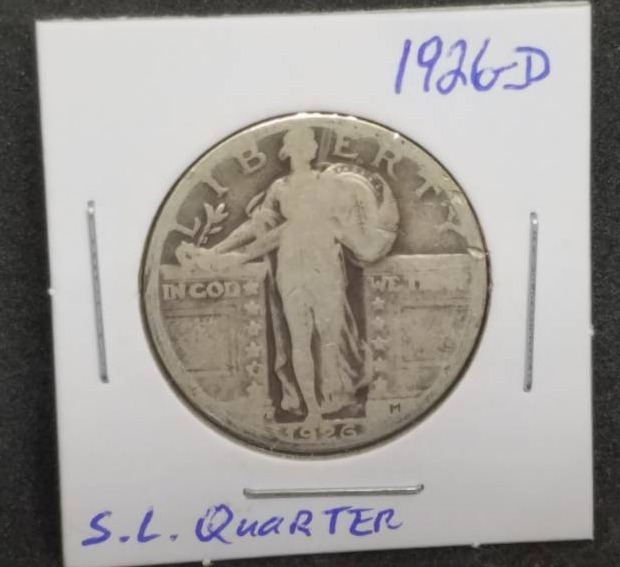 lot 41 image: 1926 - D Standing Liberty Quarter