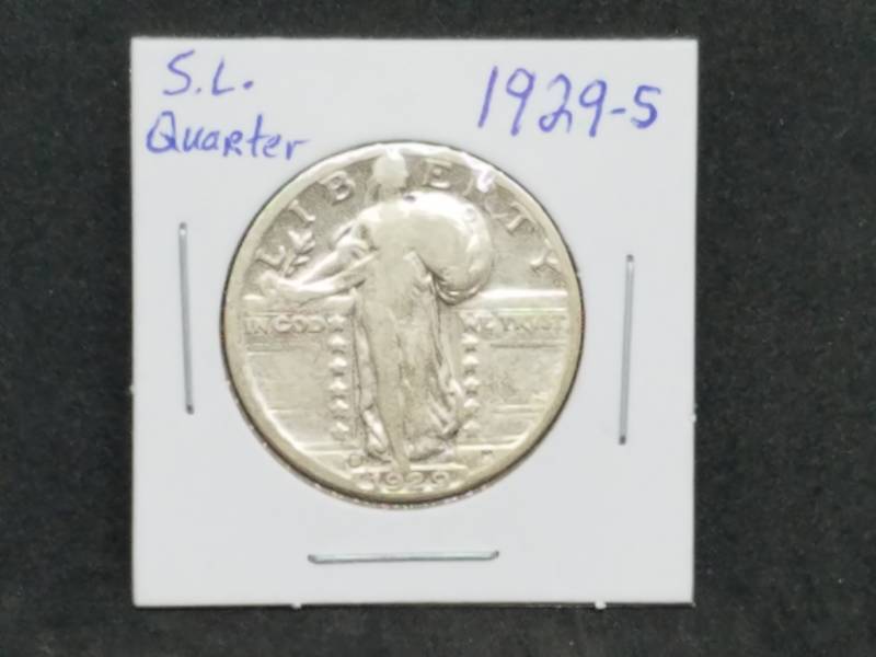 lot 44 image: 1929 Standing Liberty Quarter