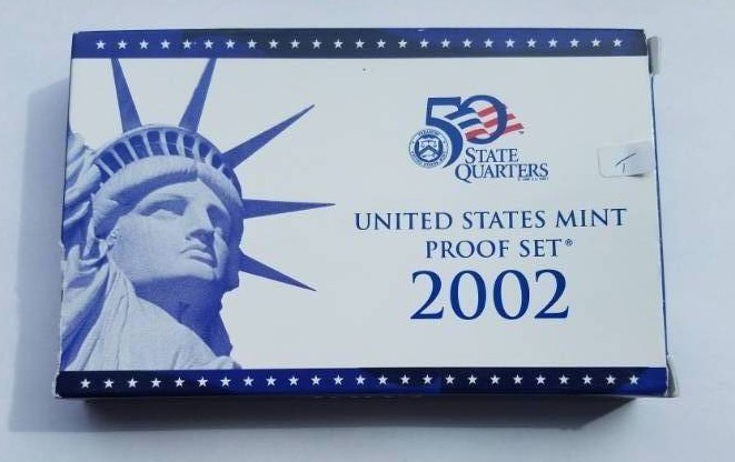 lot 62 image: 2002 United States Mint Proof Set