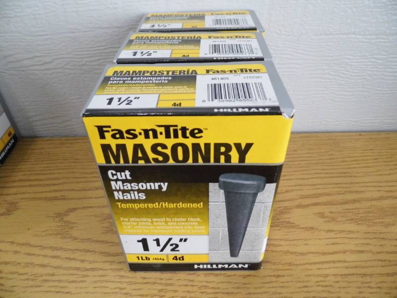lot 5 image: Lot of 3 Fas-N-Tite Masonry Nails