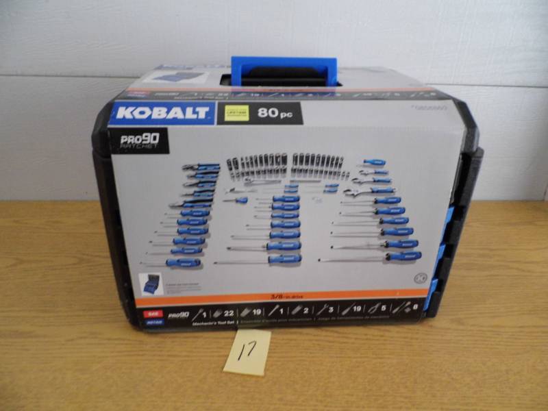 lot 17 image: 80 Pc Kobalt Tools Set