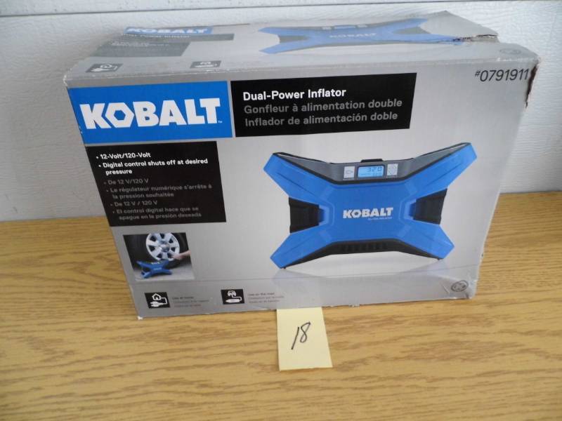 lot 18 image: Kobalt Dual Power Inflator