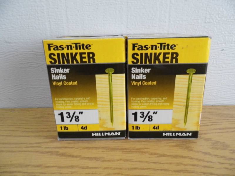 lot 38 image: Lot of 4 Fas-N-Tite Sinker Nails