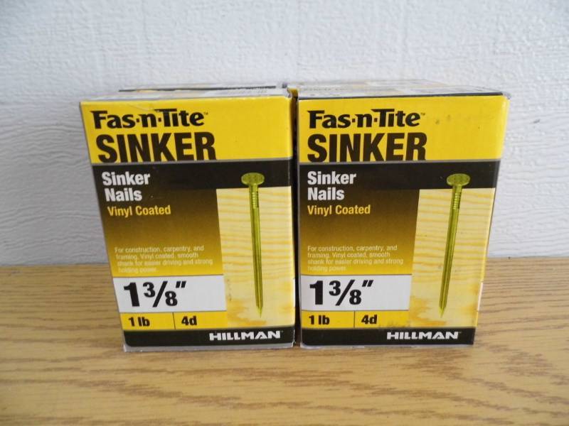 lot 39 image: Lot of 4 Fas-N-Tite Sinker Nails