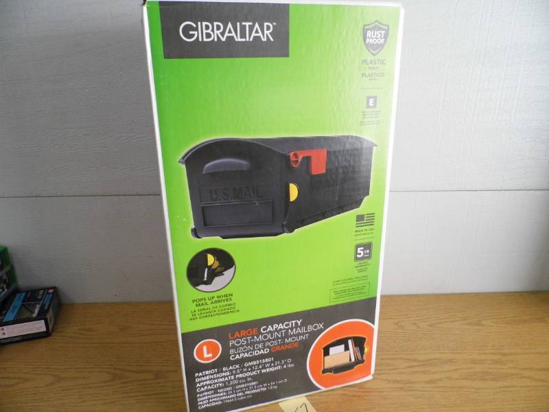 lot 57 image: Store Return Gibraltar Mailbox
