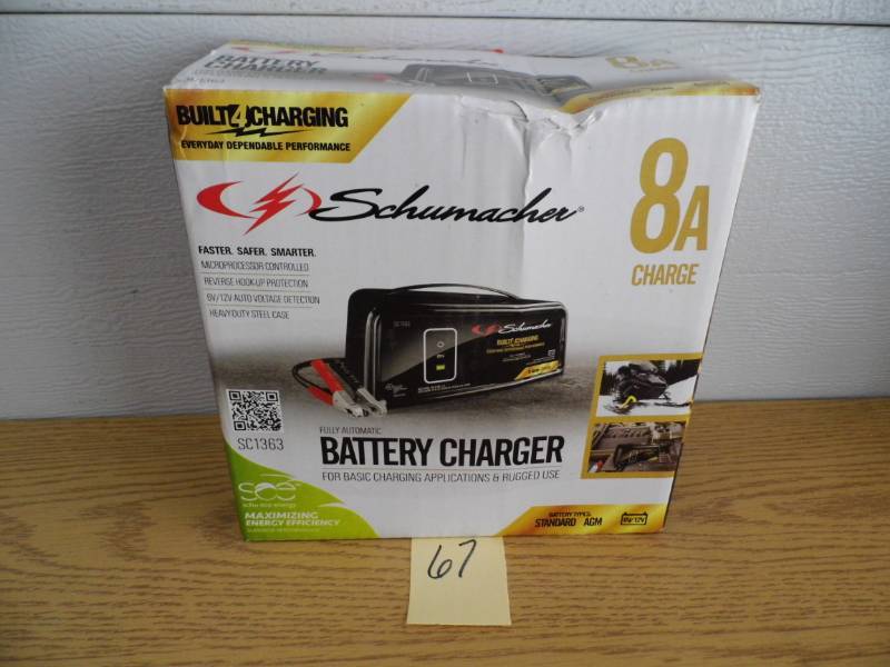 lot 67 image: Store Return Schumacher Battery Charger