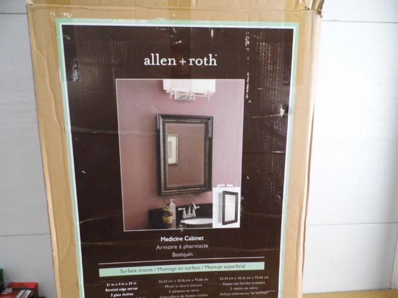 Store Return Allen Roth Medicine Cabinet May 4 New Tools