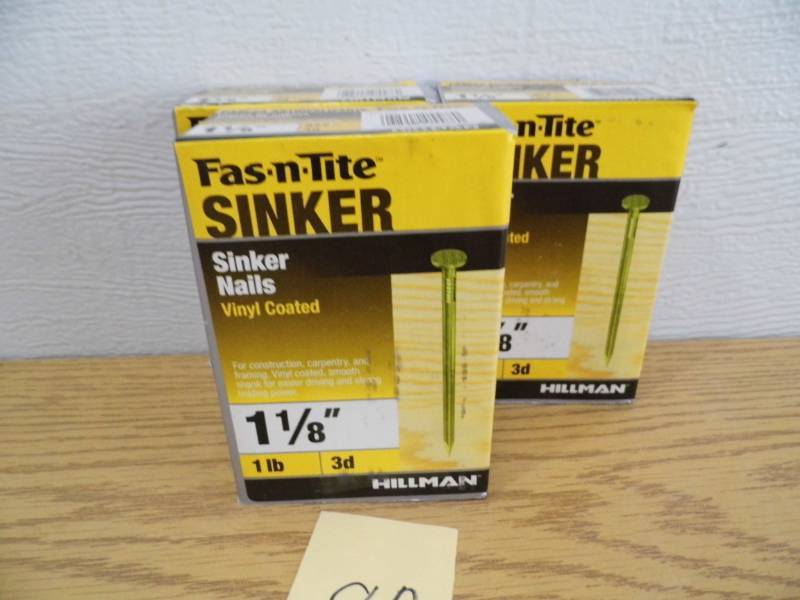 lot 80 image: Lot of 3 Fas-N-Tite Sinker Nails