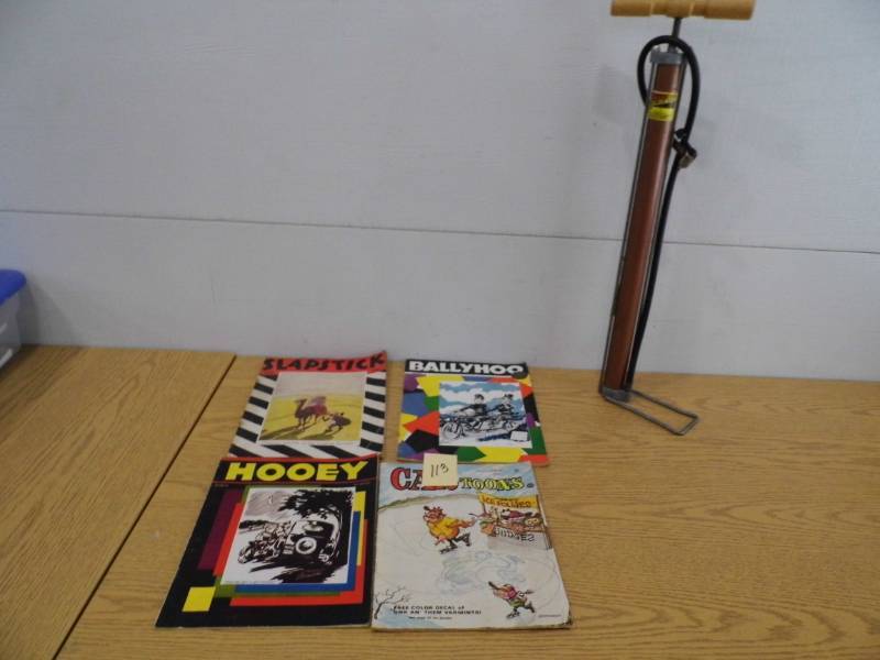 lot 113 image: Bike Pump - 4 Comics