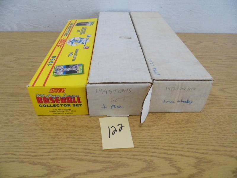 lot 122 image: Lot of 3 Sets Sports Cards
