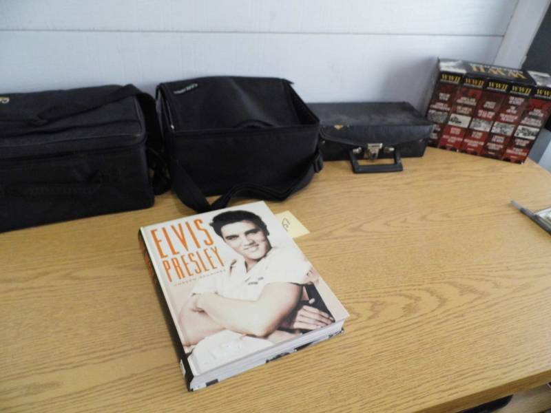 lot 157 image: Elvis Book - CD Cases - VHS