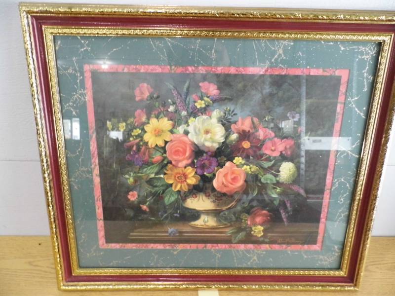 lot 161 image: Floral Picture