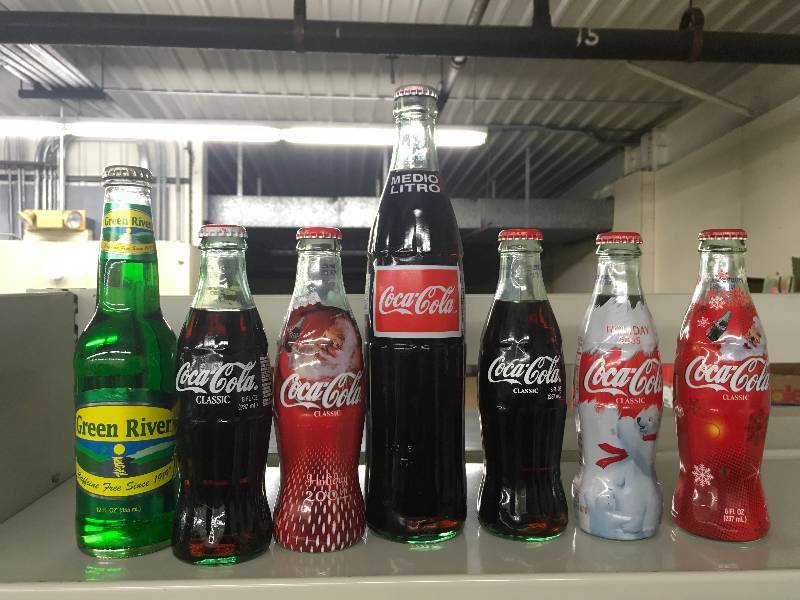 lot 185 image: Vintage Soda Bottles