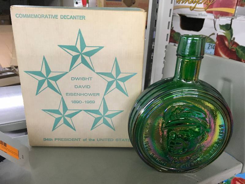 lot 187 image: Dwight D. Eisenhower Commemorative Decanter
