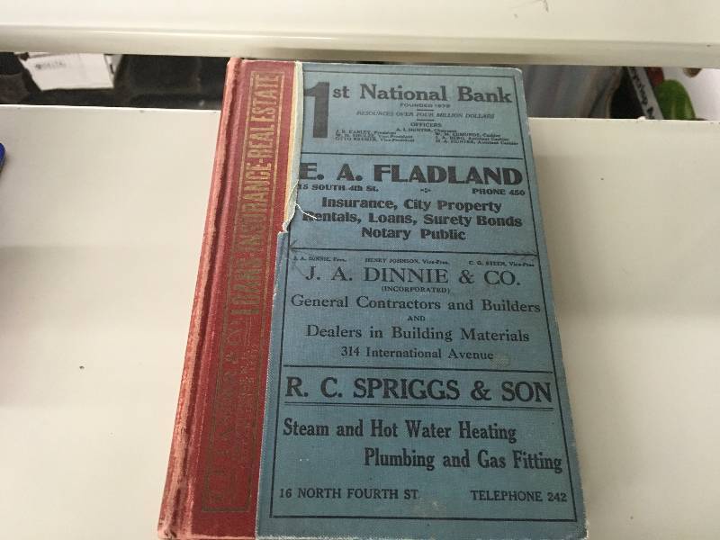 lot 191 image: 1925 Grand Forks City Directory