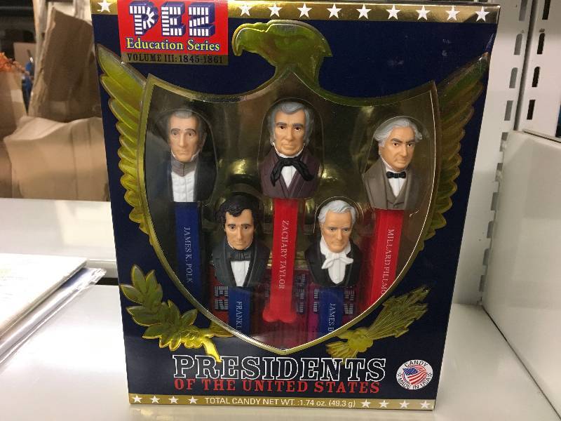 lot 221 image: Presidents Pez Volume III 1845-1861