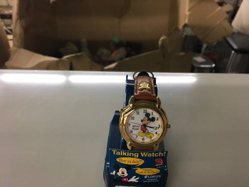 lot 231 image: Lorus Mickey Mouse Talking Watch