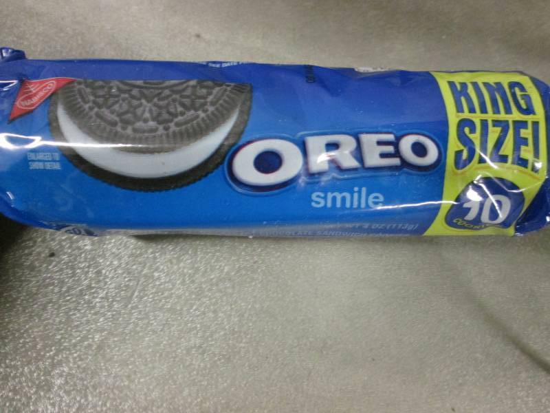 12- 4 oz pks Oreo King Size Cookies...