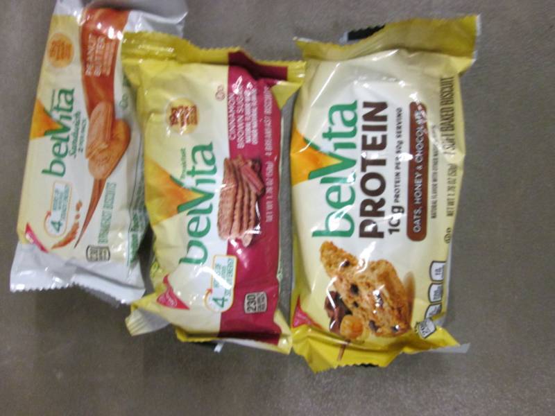 12 Assorted Belvita products...