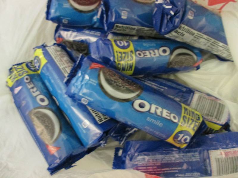 12- 4 oz pks Oreo King Size Cookies...