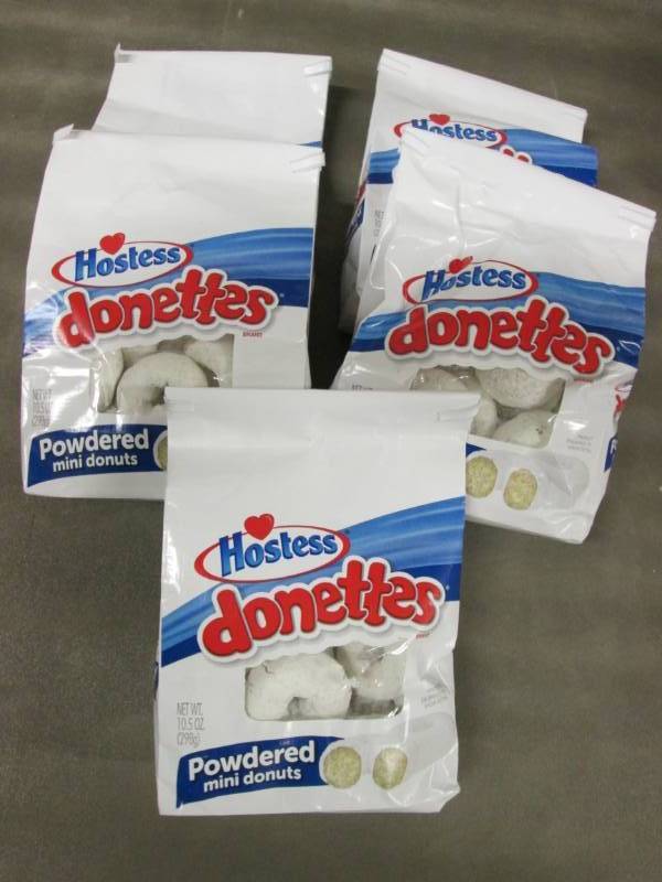 5 - 10.5 oz bags Hostess Donettes B...
