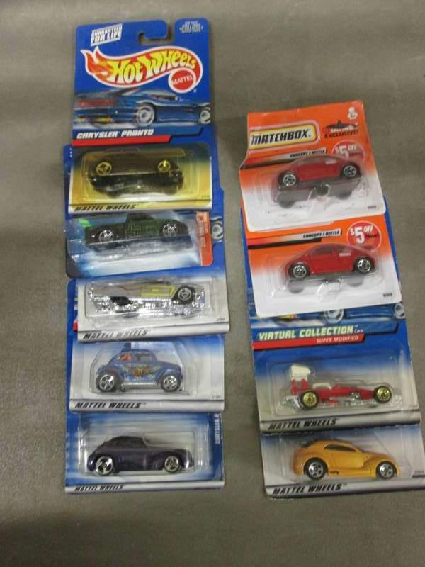 7 Assorted Hot Wheels, 2 Match Box ...