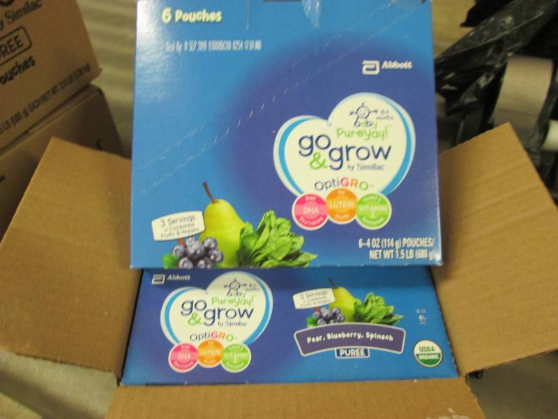 Case of 12- 4 oz Pouches Similac Go...