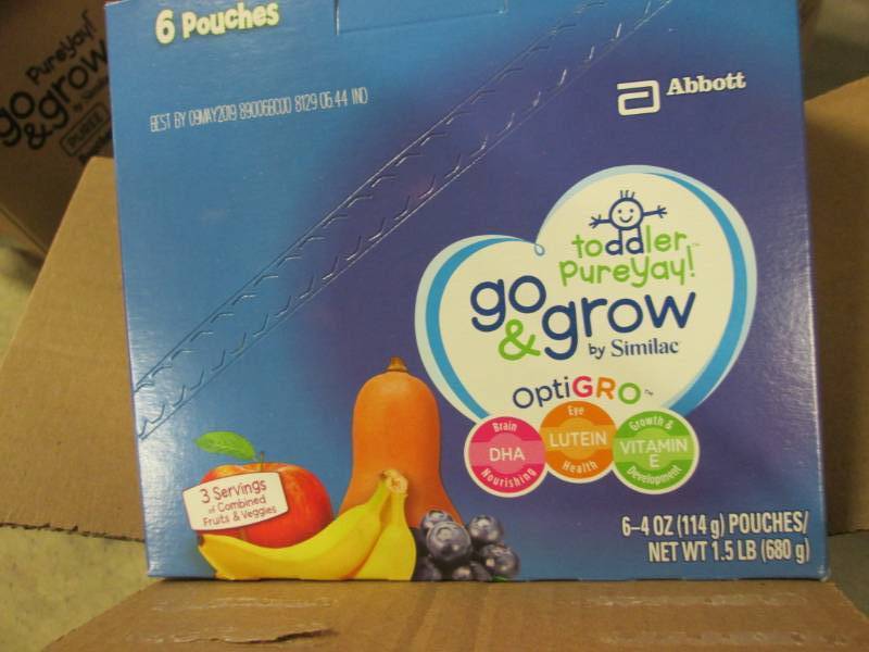 Case of 12- 4 oz Pouches Similac Go...