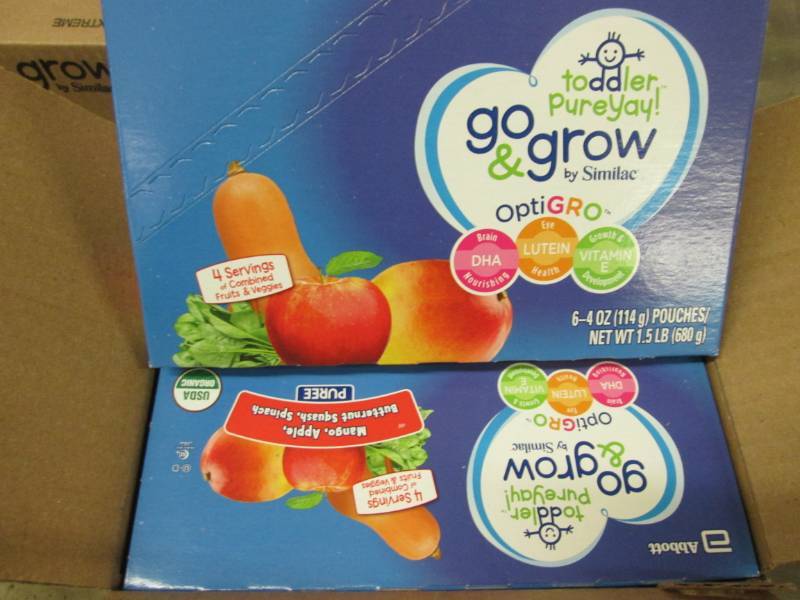 Case of 12- 4 oz Pouches Similac Go...