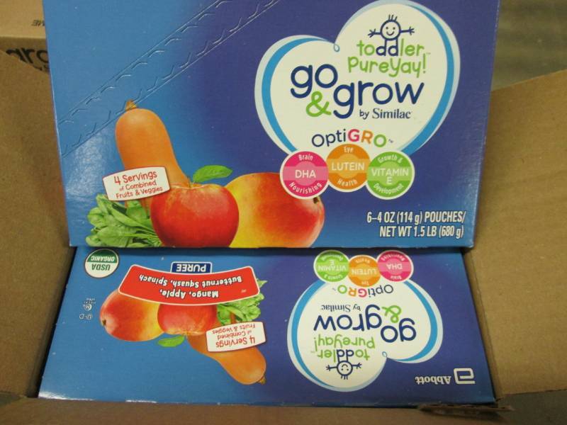 Case of 12- 4 oz Pouches Similac Go...