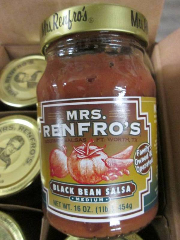 3 - 16 oz Jars Mrs. Renfros Black ...
