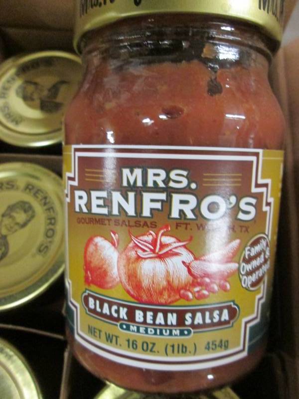 3 - 16 oz Jars Mrs. Renfros Black ...