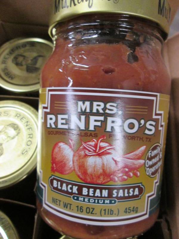 3 - 16 oz Jars Mrs. Renfros Black ...