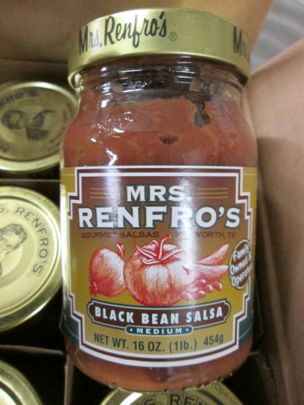 3 - 16 oz Jars Mrs. Renfros Black ...